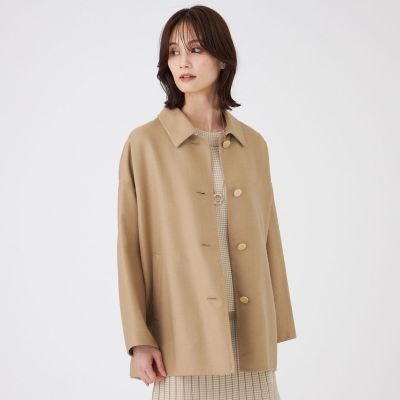 ＜TRANSWORK (Women)＞梳毛リバーコート