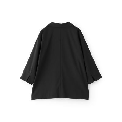 ツイル ハーフスリーブ シャツ ジャケット ‐ストレッチ 防シワ 接触冷 