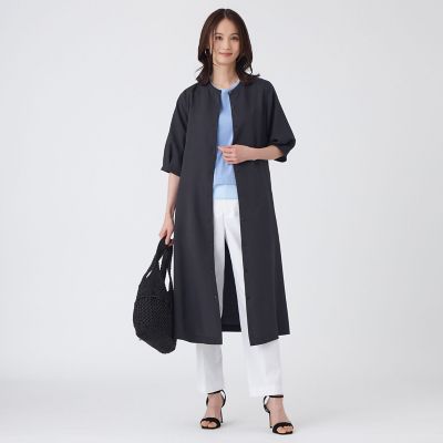 タグ付き新品 トランスワーク【ウォッシャブル】ワンピース ¥39,600 ウォッシャブル】ダブルクロスレースコンビサックドレス(ワンピース