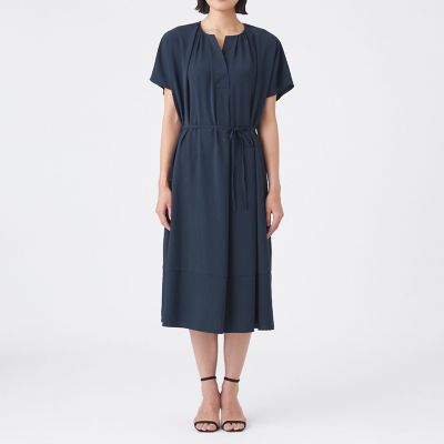 新品・31,900円☆トランスワーク【ウォッシャブル】【接触冷感】ワンピース・訳 吸水速乾・接触冷感・UV・ウォッシャブル】ファンクションデシン