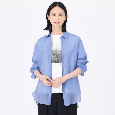 ＜TRANSWORK (Women)＞【ウォッシャブル】グレーンシアーサテン