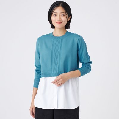 ＜TRANSWORK (Women)＞【ウォッシャブル】ＴＥＸＢＲＩＤプルオーバー