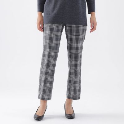 ＜TRANSWORK (Women)＞【ウォッシャブル】ストレッチツイルテーパードパンツ