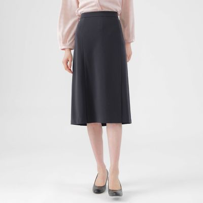 ＜TRANSWORK (Women)＞【美シリーズ】【ウォッシャブル】【セットアップ対応】トリアセトリコスカート