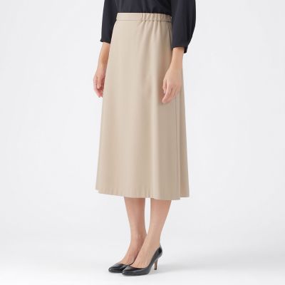 ウォッシャブル】【セットアップ対応】ジョーゼットピーチフレア