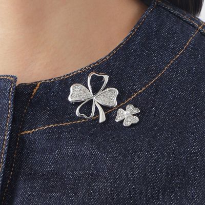 ＜TRANSWORK (Women)＞フラワーセットブローチ