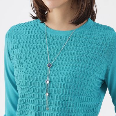 TRANSWORK (Women)/トランスワーク カラースライドネックレス