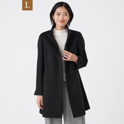 3月21日(土)最終　定価13万円カシミア混SAVILE ROWメルトンコート L】カシミヤ混メルトンウールコート | TRANSWORK L (Women/大きい