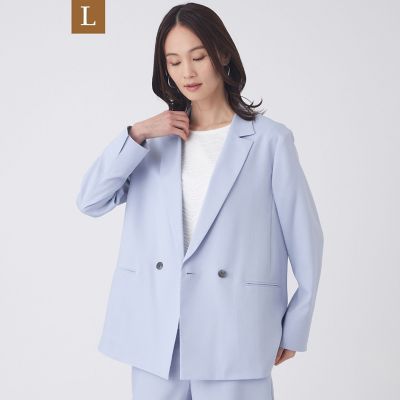 ivalease テーラードジャケット 水色 ウール サイズ2 美品 【公式通販】