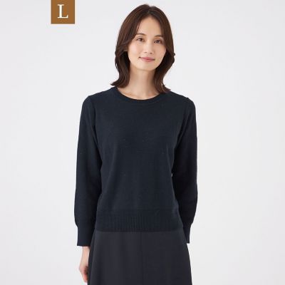 【Ｌ】【ウォッシャブル】ＳＰＡＮＧＬＥ　ＫＮＩＴプルオーバー