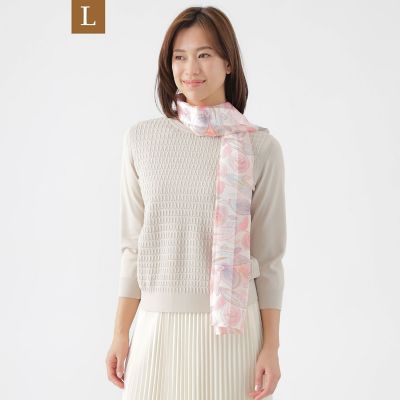 ＜TRANSWORK L (Women/大きいサイズ)＞【Ｌ】【ウォッシャブル】グランドパターンニット