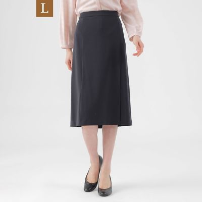 ＜TRANSWORK L (Women/大きいサイズ)＞【Ｌ】【美シリーズ】【ウォッシャブル】【セットアップ対応】トリアセトリスカート