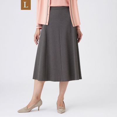 ＜TRANSWORK L (Women/大きいサイズ)＞【Ｌ】【美シリーズ・セットアップ対応・ウォッシャブル】プレミアムジャージスカート