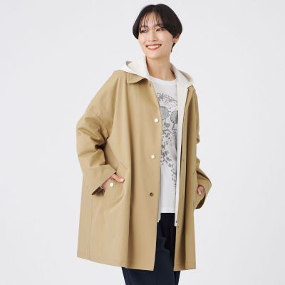 ＜EVEX by KRIZIA (Women)＞【はっ水・ウォッシャブル】テックスブリッドステンカラーコート