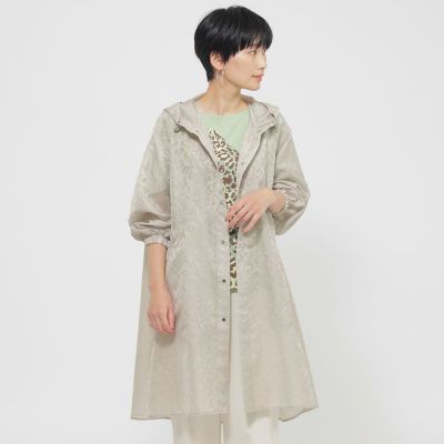＜EVEX by KRIZIA (Women)＞【カタログ掲載品】【ウォッシャブル】レオパードジャカードコート