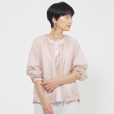 ＜EVEX by KRIZIA (Women)＞【カタログ掲載品】【はっ水】【ウォッシャブル】シアーストレッチブルゾン