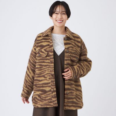 ＜EVEX by KRIZIA (Women)＞タイガースライバーシャツジャケット