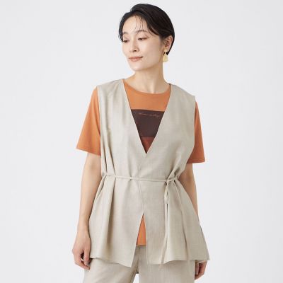 ＜EVEX by KRIZIA (Women)＞【接触冷感・マシンウォッシャブル】ファージュストレッチジレ