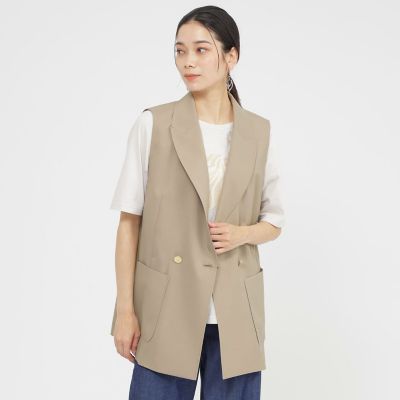 ＜EVEX by KRIZIA (Women)＞【ＳＡＮＹＯ　Ｓｔｙｌｅ　ＥＤＩＴＩＯＮ掲載】【接触冷感】【防しわ】【ウォッシャブル】ドライポプリンテーラージレ
