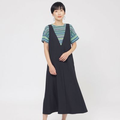 ＜EVEX by KRIZIA (Women)＞【接触冷感】【吸水速乾】【ＵＶ対策】【ウォッシャブル】ｋｉｒｅｒｉジャンパースカート