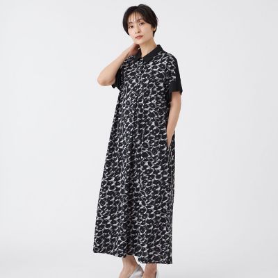 ＜EVEX by KRIZIA (Women)＞【接触冷感】【ＵＶ対策】【マシンウォッシャブル】カモフラパンサーワンピース