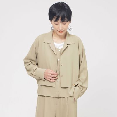 ＜EVEX by KRIZIA (Women)＞【接触冷感】【吸水速乾】【ＵＶ対策】【ウォッシャブル】ｋｉｒｅｒｉレイヤードシャツ