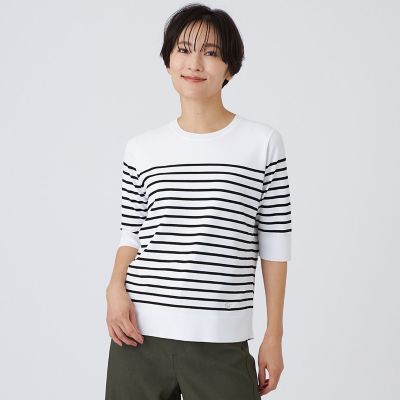 ＜EVEX by KRIZIA (Women)＞【ウォッシャブル】レーヨンストレッチニットプルオーバー