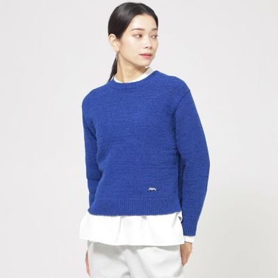 ＜EVEX by KRIZIA (Women)＞【ウォッシャブル】ファンシーテープヤーンニットプルオーバー