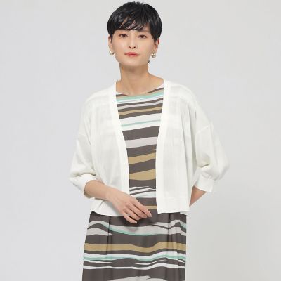 ＜EVEX by KRIZIA (Women)＞【ウォッシャブル】ハイゲージドライボレロ