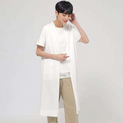 ＜EVEX by KRIZIA (Women)＞【ウォッシャブル】ドライタッチコットンニットロングジレ