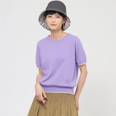 ＜EVEX by KRIZIA (Women)＞【カタログ掲載品】【接触冷感】【ウォッシャブル】テックスブリッドクールニットプルオーバー