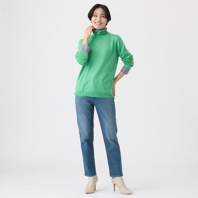 追加・カタログ掲載・ウォッシャブル】ダブルタートルネックニットプル