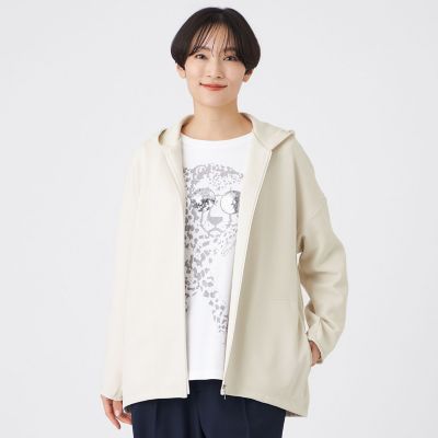 マシンウォッシャブル】ダンボールニットパーカー | EVEX by KRIZIA