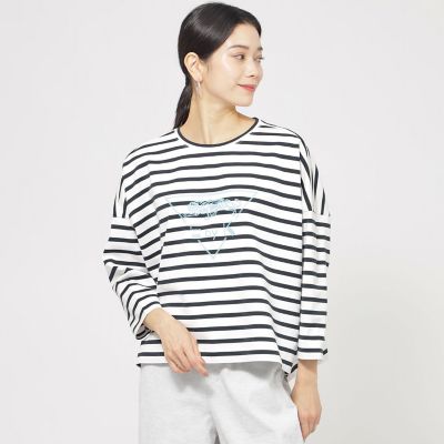 ＜EVEX by KRIZIA (Women)＞【ウォシャブル】イニシャルパンサープリントカットソー