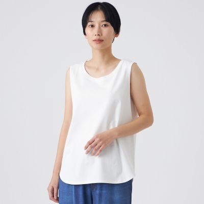 ＜EVEX by KRIZIA (Women)＞【ウォッシャブル】コットンスムースタンクトップ