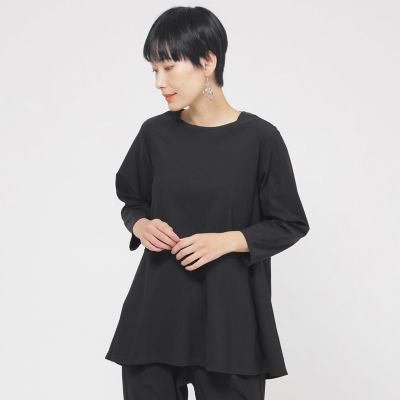 ＜EVEX by KRIZIA (Women)＞【接触冷感】【ＵＶ対策】【ウォッシャブル】ハイゲージメリルチュニックカットソー