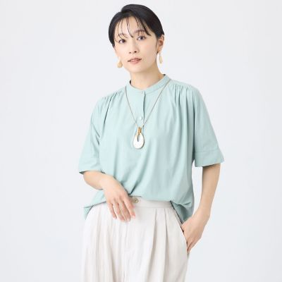 ＜EVEX by KRIZIA (Women)＞【接触冷感・マシンウォッシャブル】コンチェロプルオーバーブラウス
