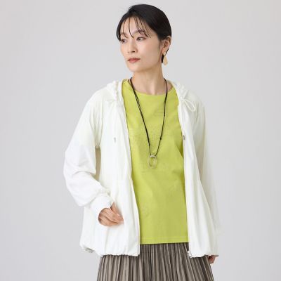 ＜EVEX by KRIZIA (Women)＞【カタログ掲載・接触冷感・吸水速乾・ＵＶ対策・マシンウォッシャブル】コンチェロラッシュガードパーカー