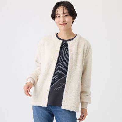 ウォッシャブル】テディファーカーディガン | EVEX by KRIZIA (Women
