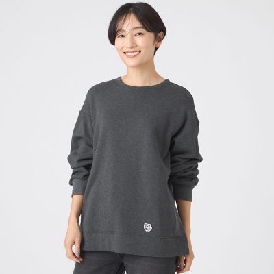 ＜EVEX by KRIZIA (Women)＞【カタログ掲載】【ウォッシャブル】タイガーパッチ裏起毛スウェット