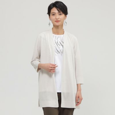 ＜EVEX by KRIZIA (Women)＞【接触冷感】【ウォッシャブル】レーヨンフライスカーディガン