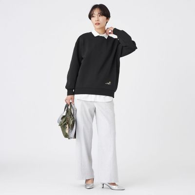 ウォッシャブル】ダンボールスウェットプルオーバー | EVEX by KRIZIA