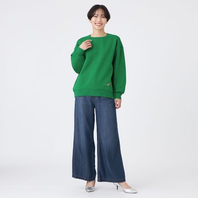 ウォッシャブル】ダンボールスウェットプルオーバー | EVEX by KRIZIA