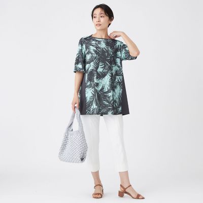 カットソー ZARA ラベル付きボックスフィットTシャツ 上品カジュアル 最新作 (ZARA