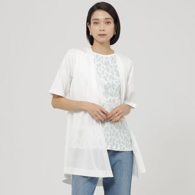 ＜EVEX by KRIZIA (Women)＞【コーディネートにプラスワン】【ウォッシャブル】フライスジャージージレ