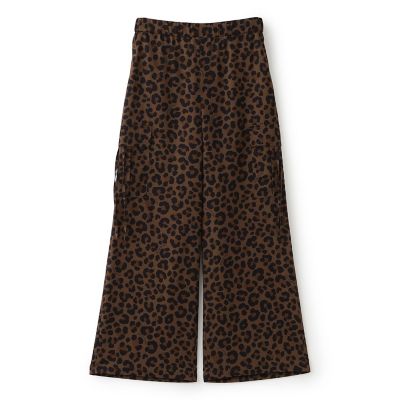 ＜EVEX by KRIZIA (Women)＞【マシンウォッシャブル】レオパードプリントカーゴパンツ