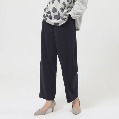 ＜EVEX by KRIZIA (Women)＞【シーズンレスに活躍！】【マシンウォッシャブル】ダンボールニットカーブパンツ