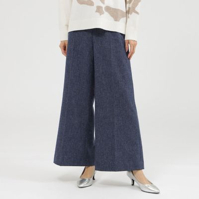 ＜EVEX by KRIZIA (Women)＞【カタログ掲載品】リウールワイドパンツ