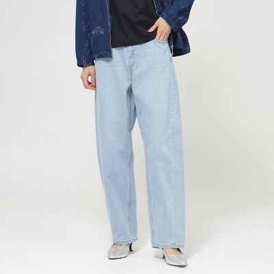 ＜EVEX by KRIZIA (Women)＞【ウォッシャブル】カーブデニムパンツ