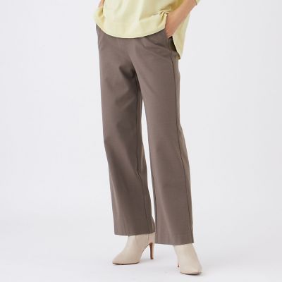 ＜EVEX by KRIZIA (Women)＞【ベストセラー】【マシンウォッシャブル・保温性・吸湿発熱】デュアルウォームワイドパンツ